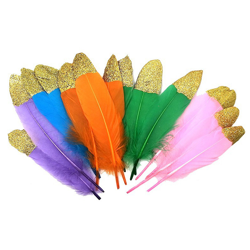 ขนห่านสีทองขนาด 15-20 ซม.