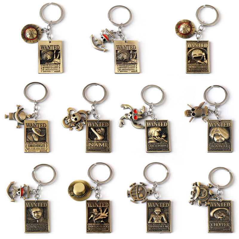 อะนิเมะพวงกุญแจโลหะผสม