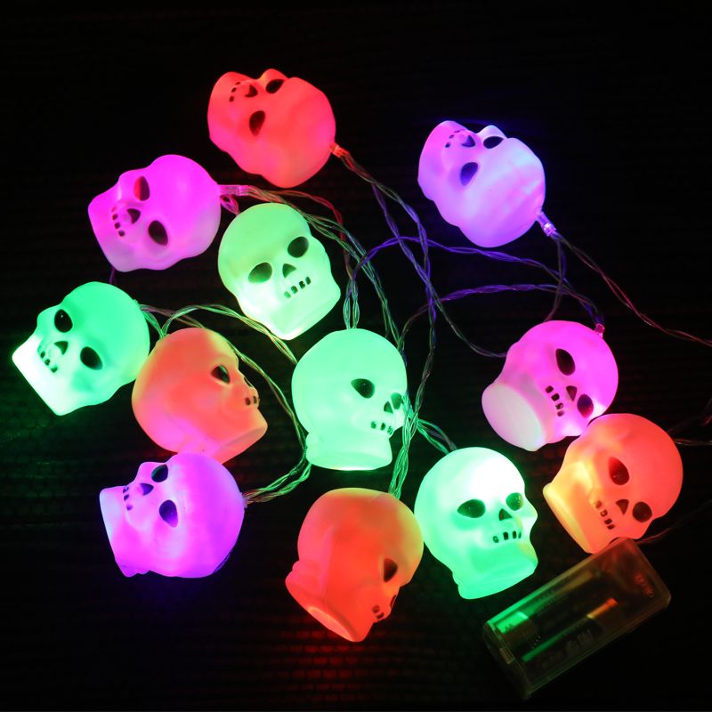 ไฟ LED ฮาโลวีน 30 LED ในร่มสีสันสดใส