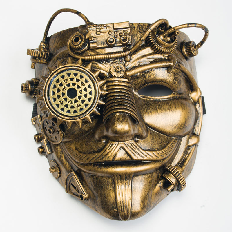 หน้ากากปาร์ตี้เครื่องกล Cyberpunk