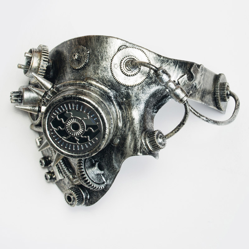 หน้ากากโรคระบาด cyborg steampunk