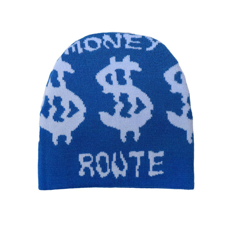 รูปแบบเงินดอลลาร์ Jacquard Winter Hat