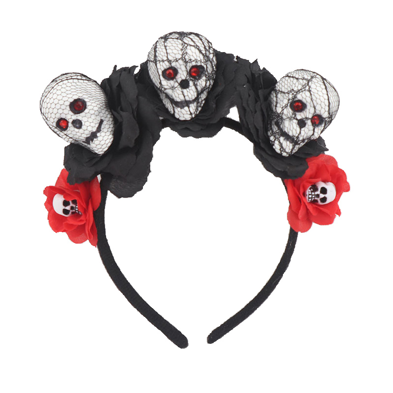 ผมทรงผม Flower Foam Ghost Hairbands