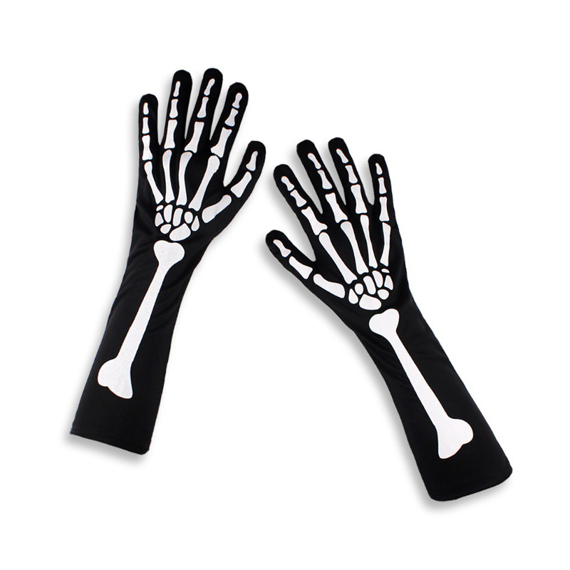 Halloween Party Scary Long Gloves