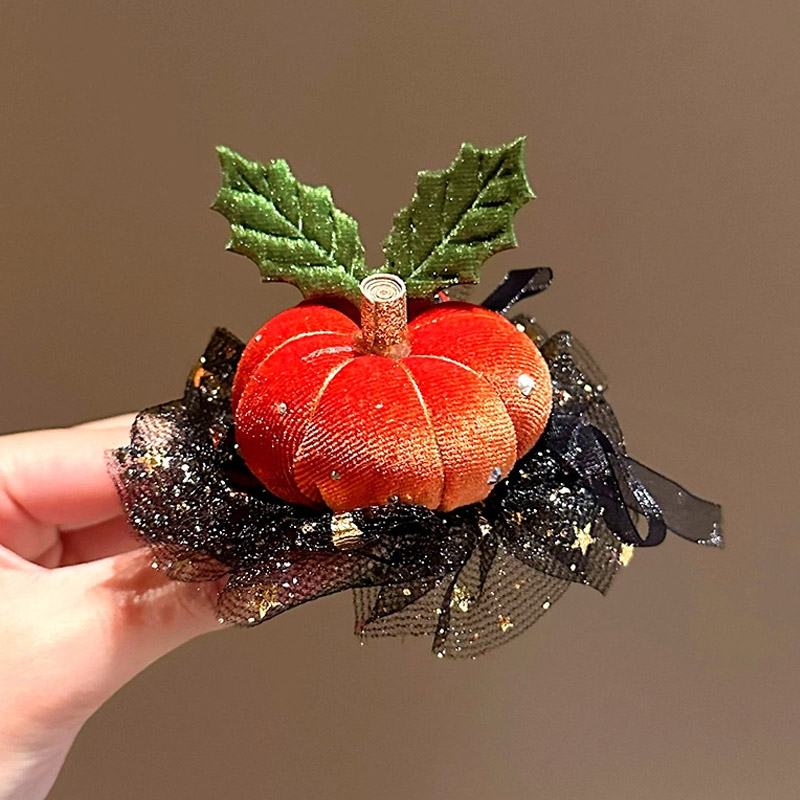 กิ๊บติดผมฟักทองฮาโลวีน