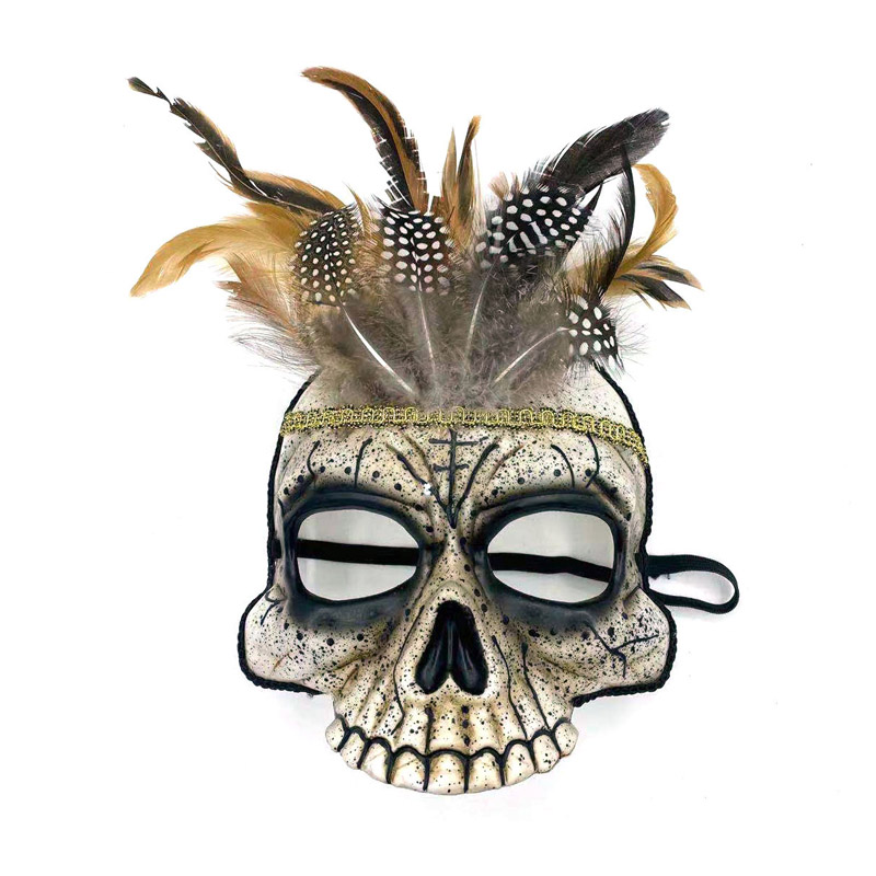 หน้ากาก Halloween Feather Halloween