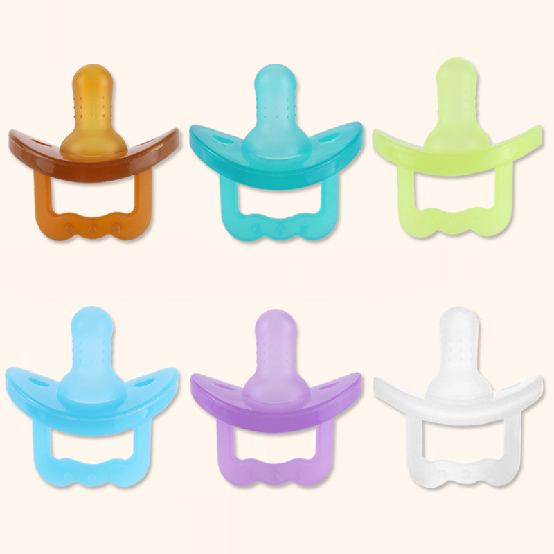 จุกนมหลอกเด็กซิลิโคนอ่อนนุ่มผ่อนคลาย