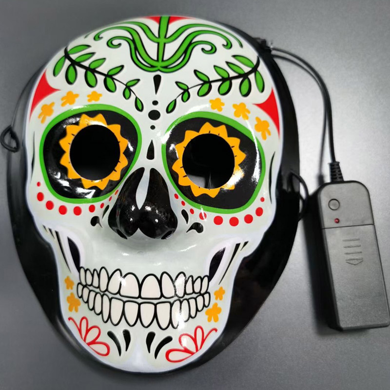 หน้ากาก LED สว่างขึ้นปาร์ตี้ facemask