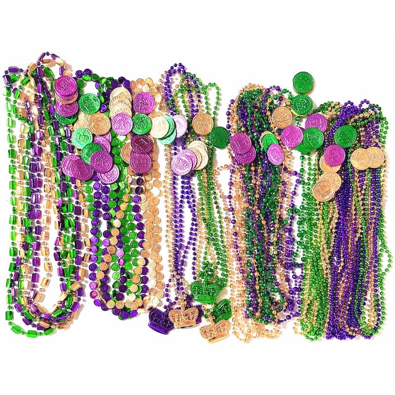 ปาร์ตี้โปรดปรานสร้อยคอ Mardi Gras ของตกแต่ง