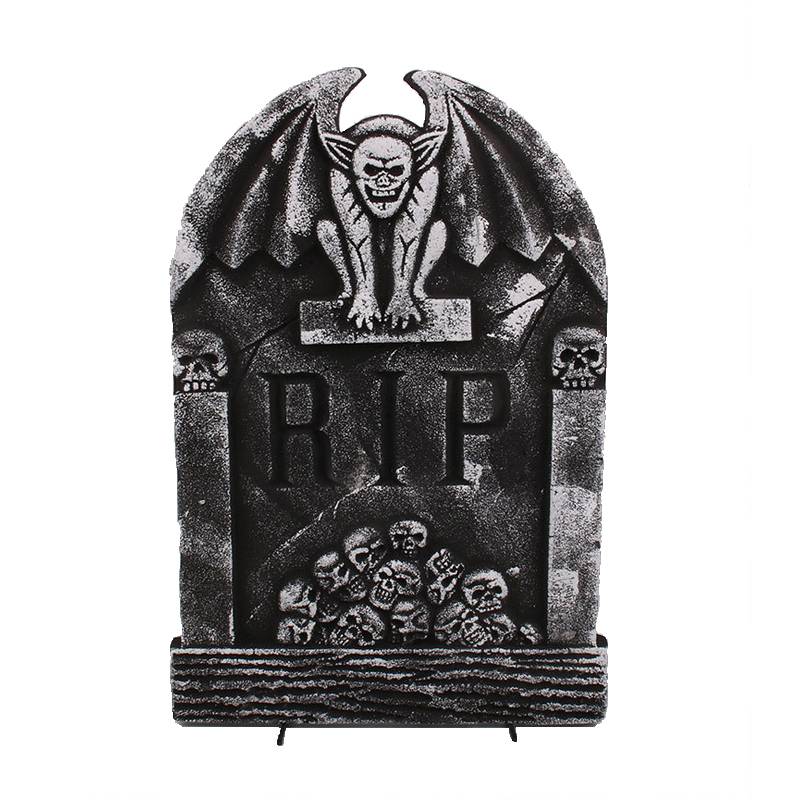 ฮาโลวีน Tombstone Gothic Decor สวนสุสานรูปปั้น